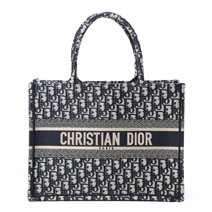 Christian Dior Oblique Medium Book Tote Blue Multicolor 1 of 9