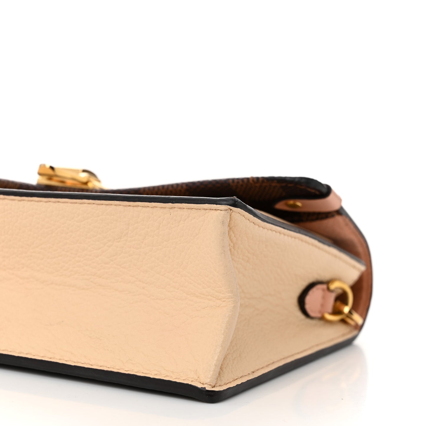 Damier Ebene Vavin Chain Wallet Creme