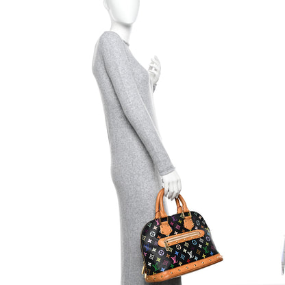 Louis Vuitton Monogram Multicolor Alma Black 3 of 17