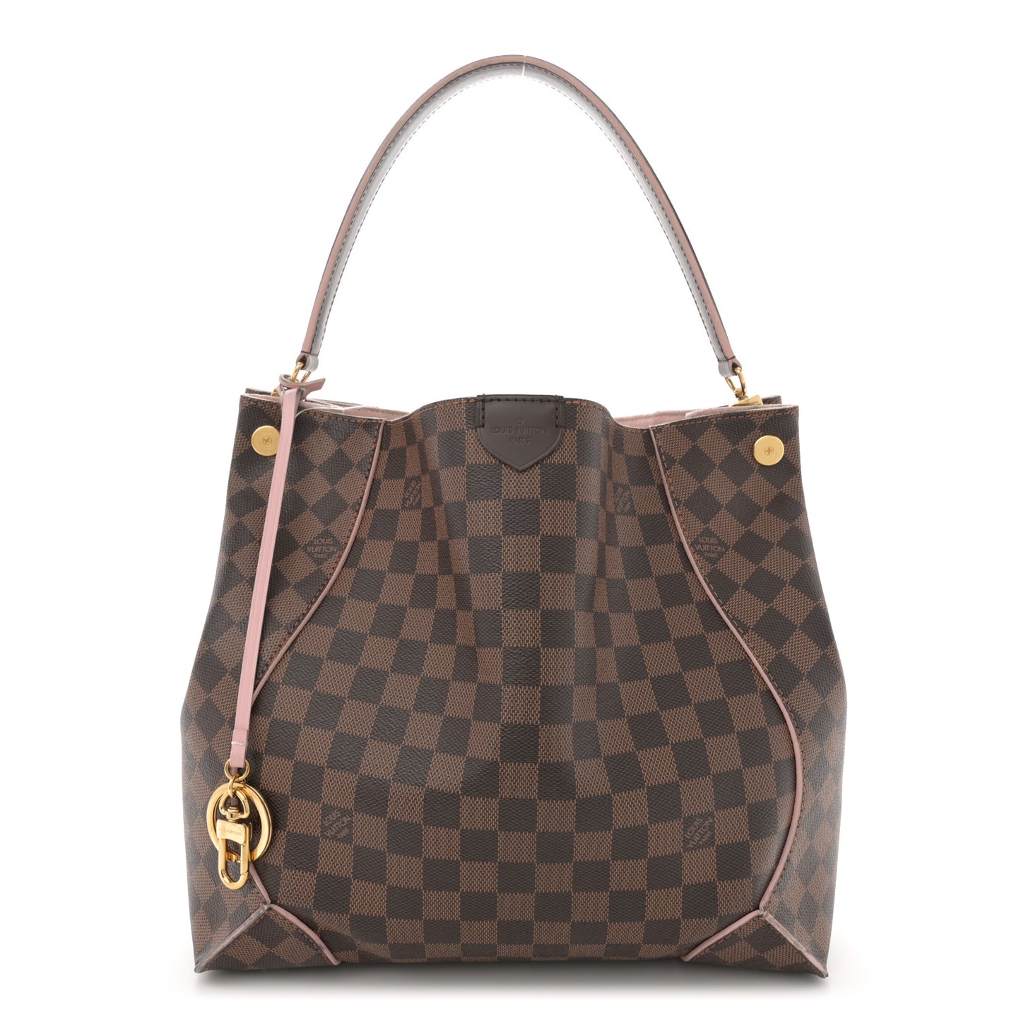 Damier Ebene Caissa Hobo Rose Ballerine