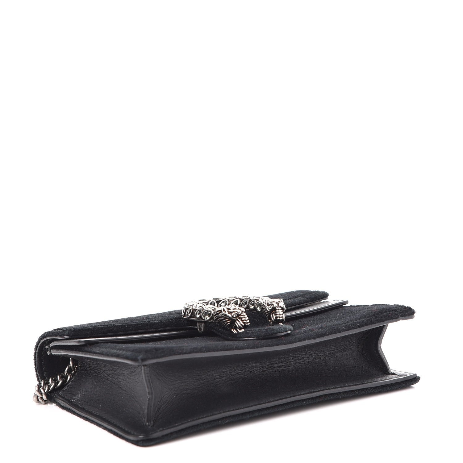 Gucci Velvet Super Mini Dionysus Shoulder Bag Black 5 of 7