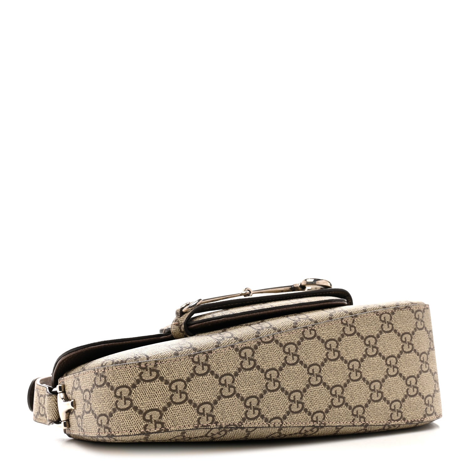 Gucci Monogram Small Horsebit 1955 Asymmetric Shoulder Bag 4 of 10