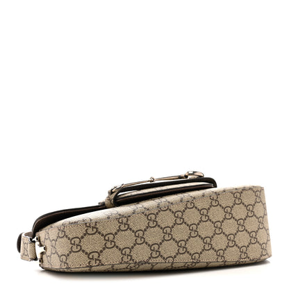 Gucci Monogram Small Horsebit 1955 Asymmetric Shoulder Bag 4 of 10