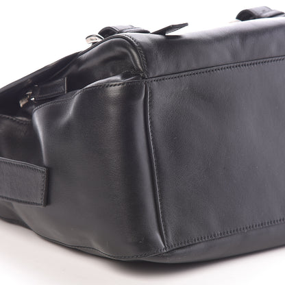 Prada Soft Calf Messenger Bag Black 8 of 9