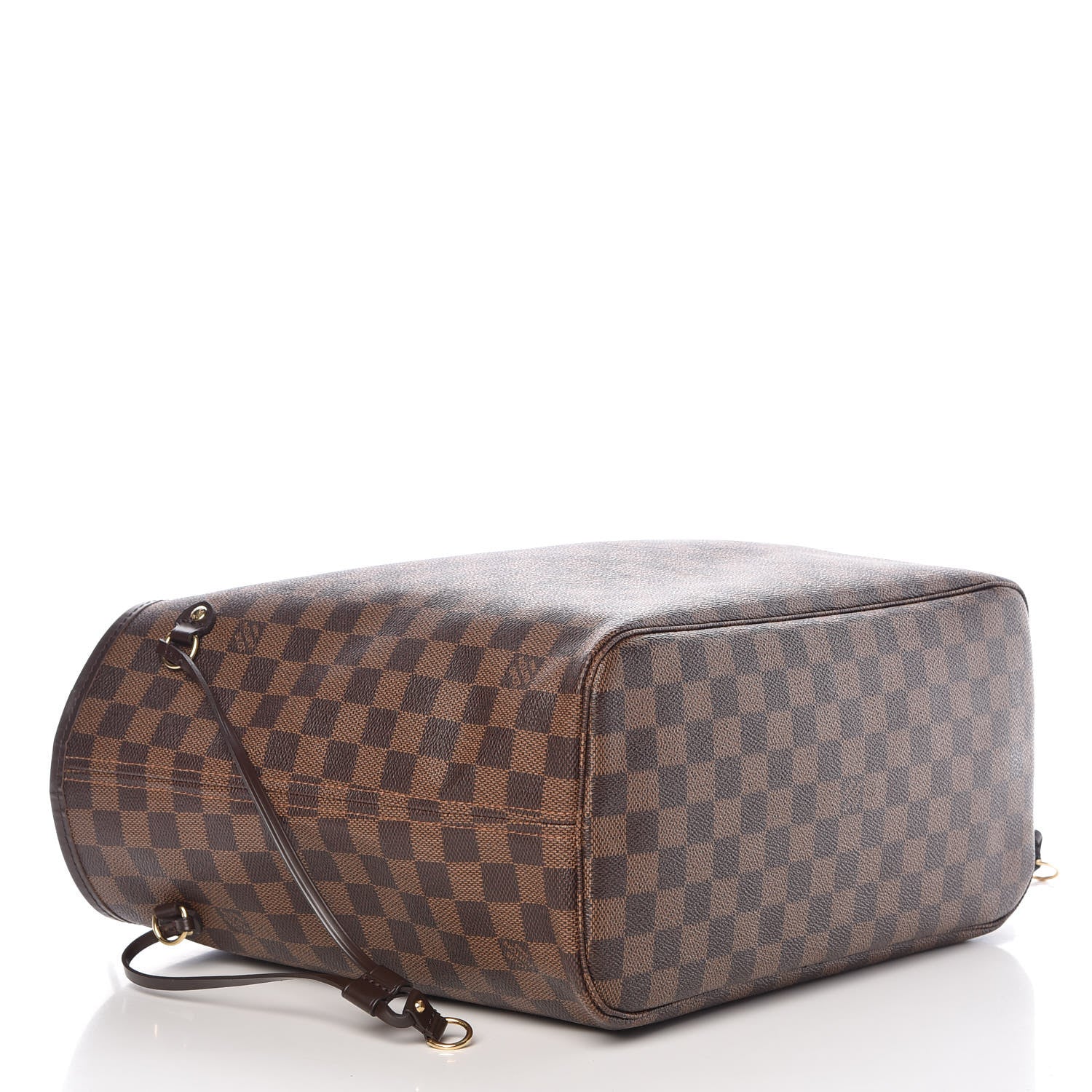 Louis Vuitton Damier Ebene Neo Neverfull MM Rose Ballerine 5 of 10