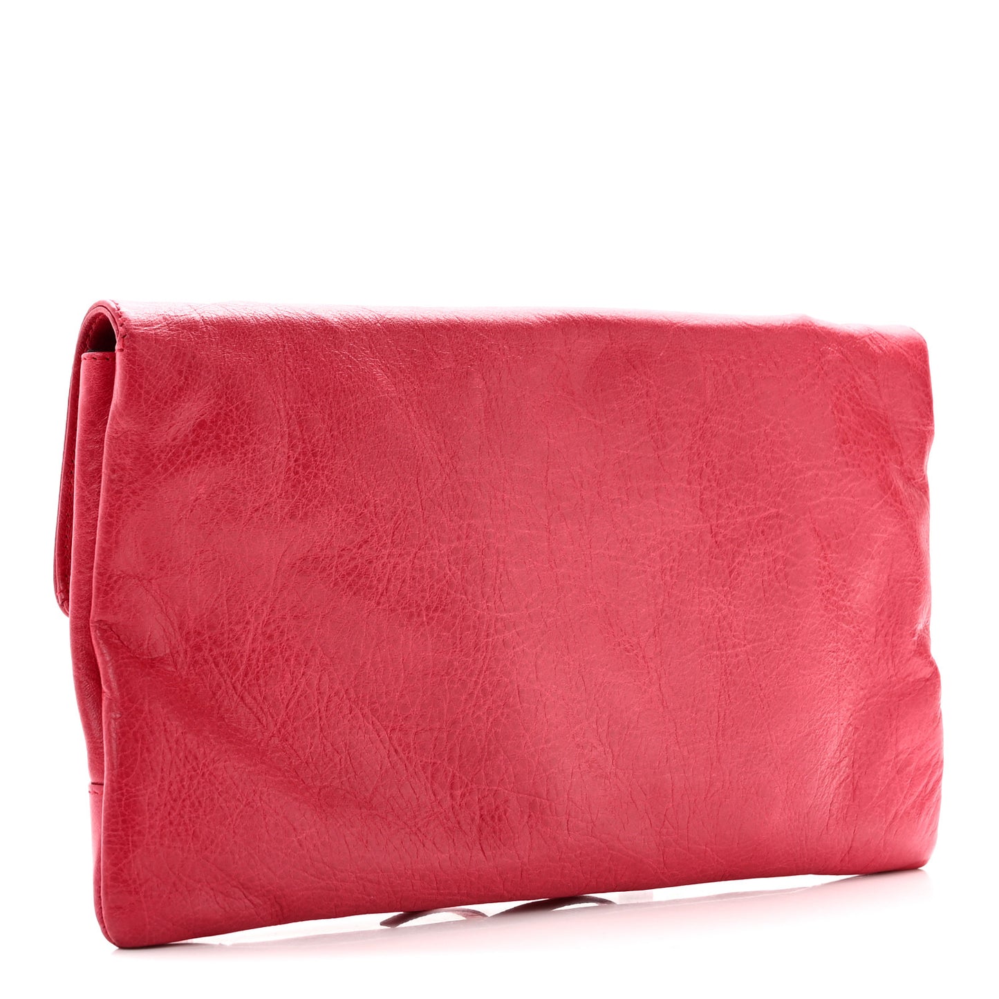Agneau Classic Hardware Envelope Clutch Rose Thulian