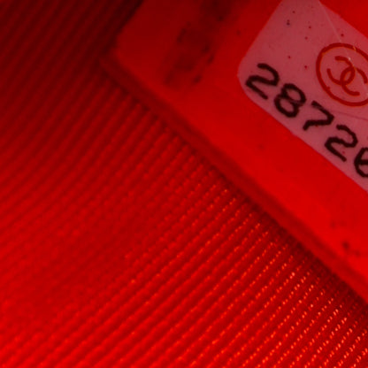 Chanel Goatskin Quilted Large Reissue Cosmetic Case Orange 7 of 7