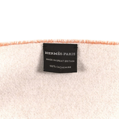Hermes Cashmere Casaque Grand Mors Muffler Cuir Ivoire 3 of 3