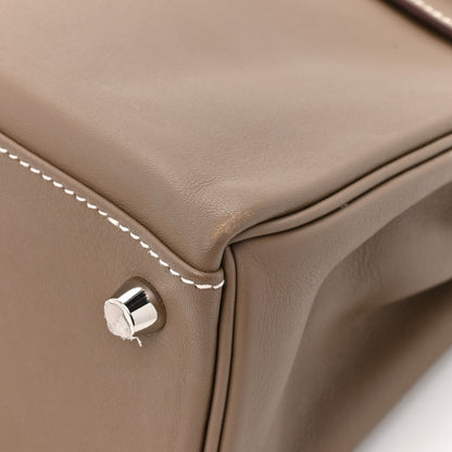 Hermes Swift Kelly Retourne 25 Etoupe 8 of 11