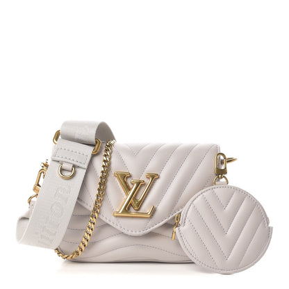 Louis Vuitton Calfskin New Wave Multi Pochette Brume 1 of 8