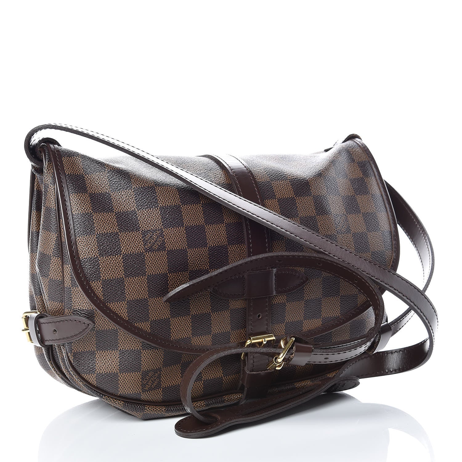 Louis Vuitton Damier Ebene Saumur MM SO 3 of 17