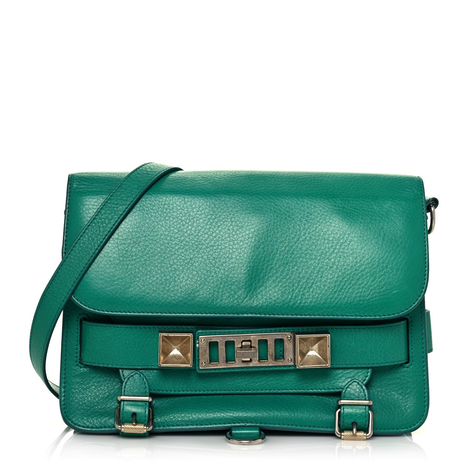 Proenza Schouler Calfskin Mini PS11 Classic Shoulder Bag Emerald 1 of 12