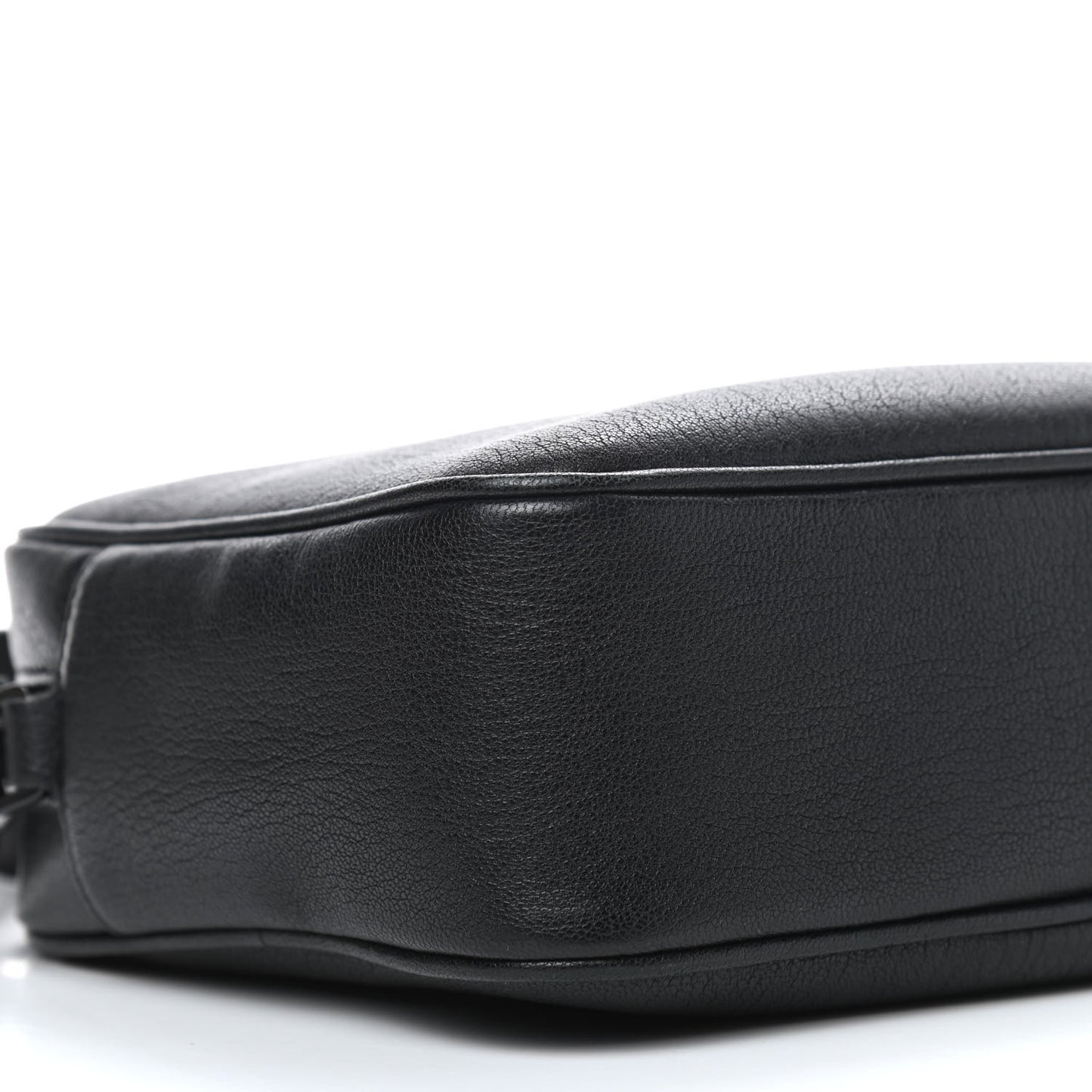 Lambskin Monogram Small Lou Camera Bag Black