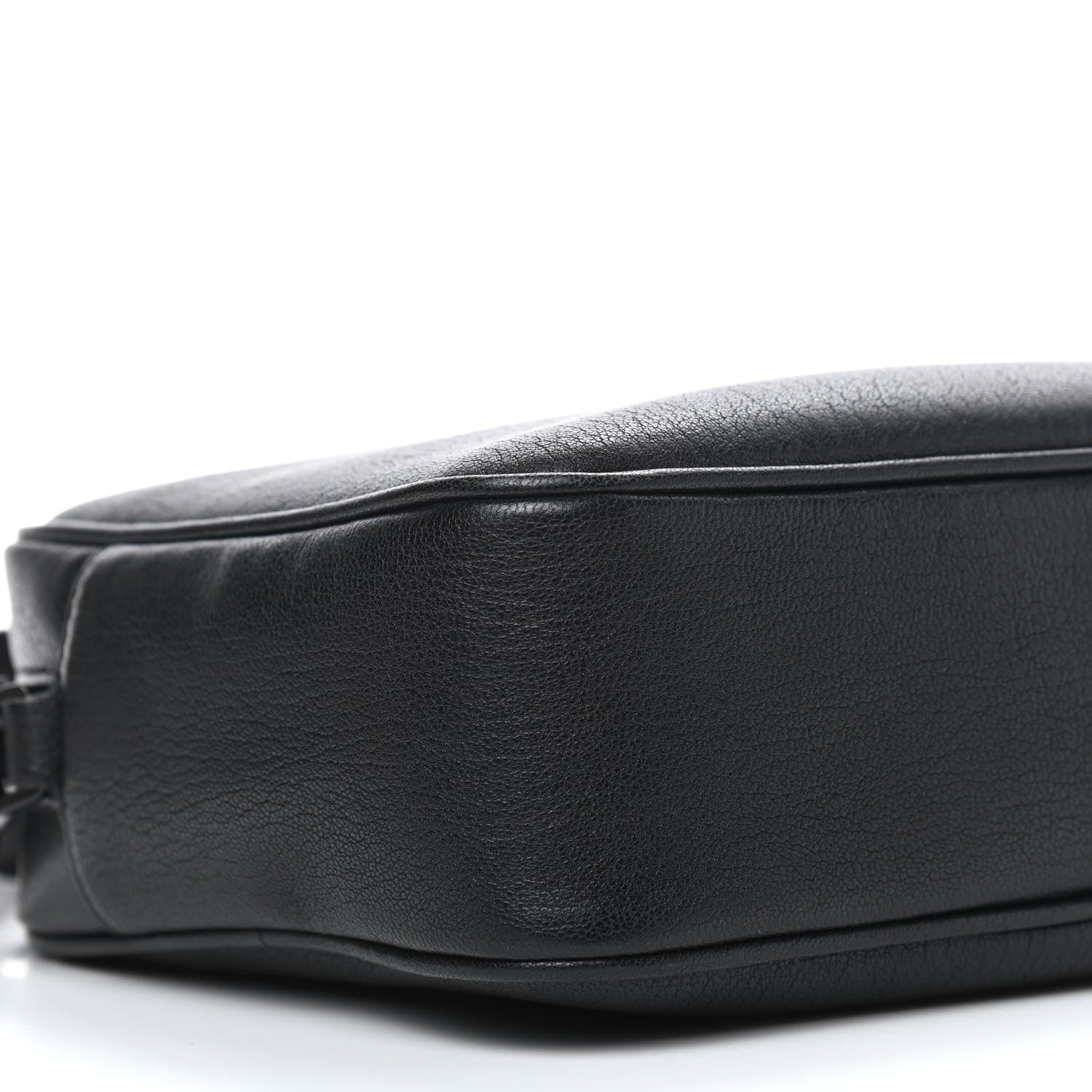 Saint Laurent Lambskin Monogram Small Lou Camera Bag Black 8 of 9