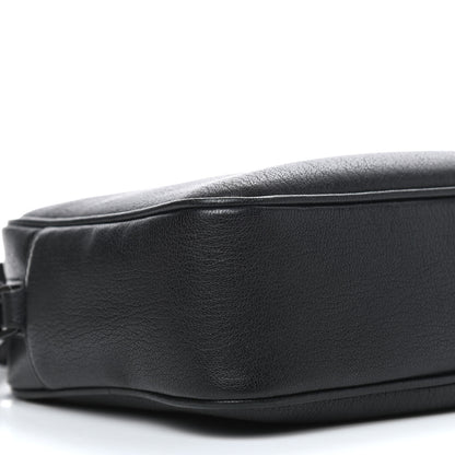 Saint Laurent Lambskin Monogram Small Lou Camera Bag Black 8 of 9