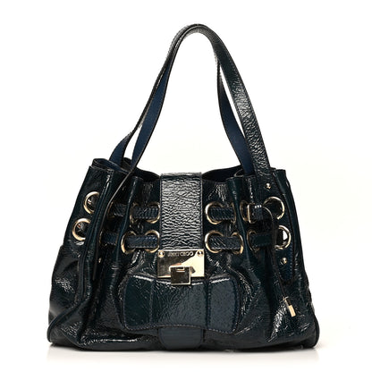 Jimmy Choo Crushed Patent Ramona Blue 1 of 7