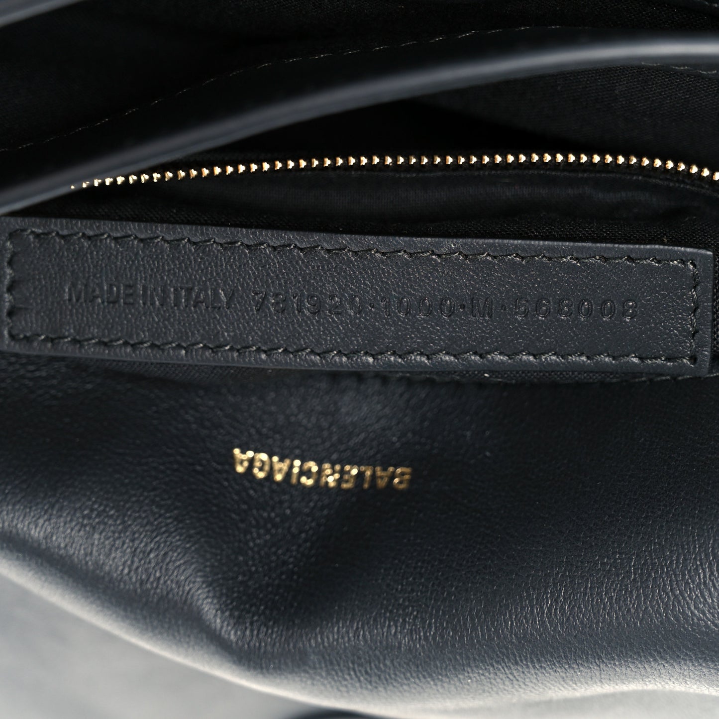 Crushed Calfskin Quilted Small Souvenirs Crush Chain Bag Black