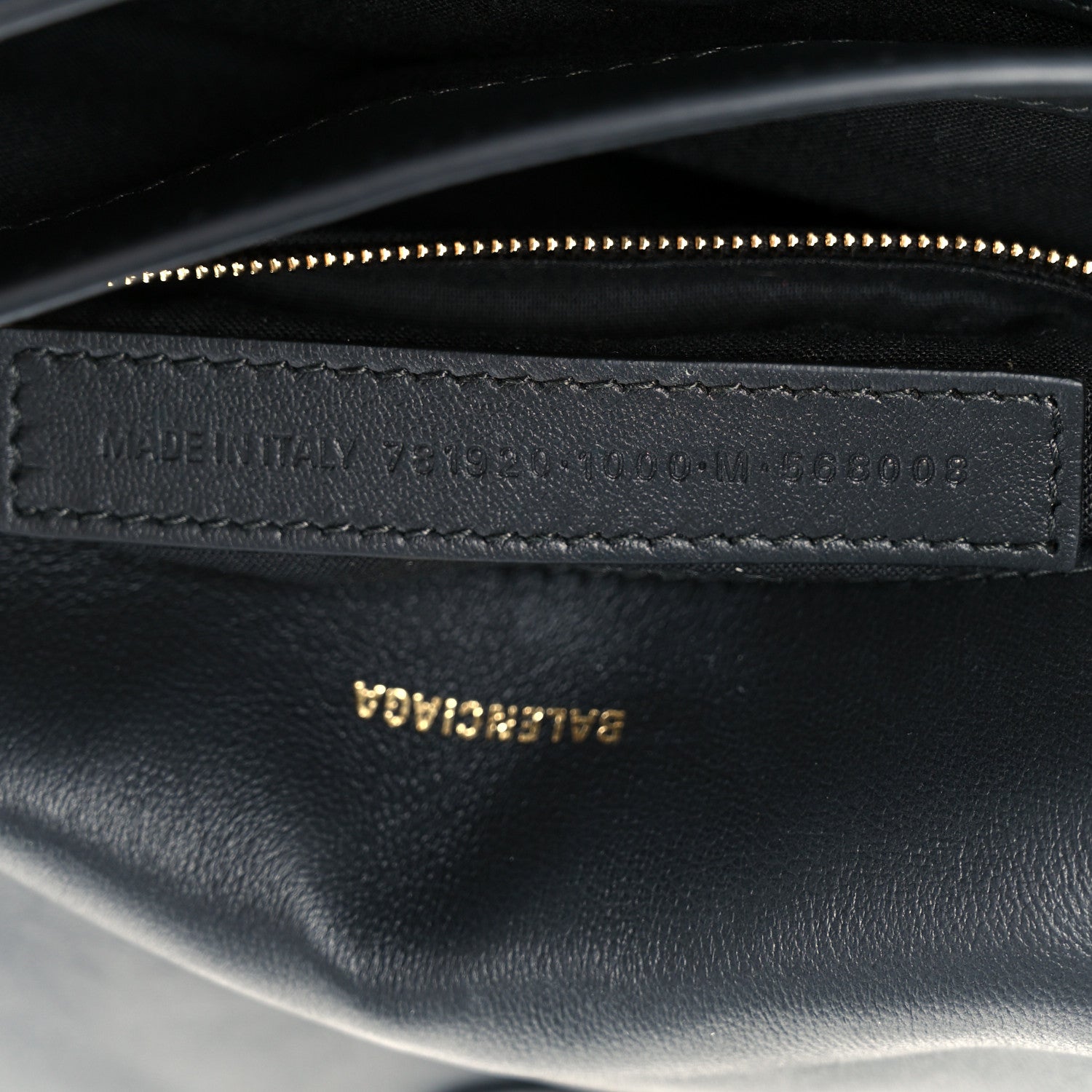 Balenciaga Crushed Calfskin Quilted Small Souvenirs Crush Chain Bag Black 7 of 12