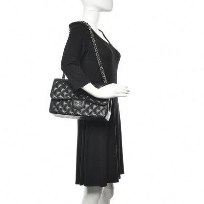 Chanel Caviar Quilted Jumbo Double Flap Black 2 of 12