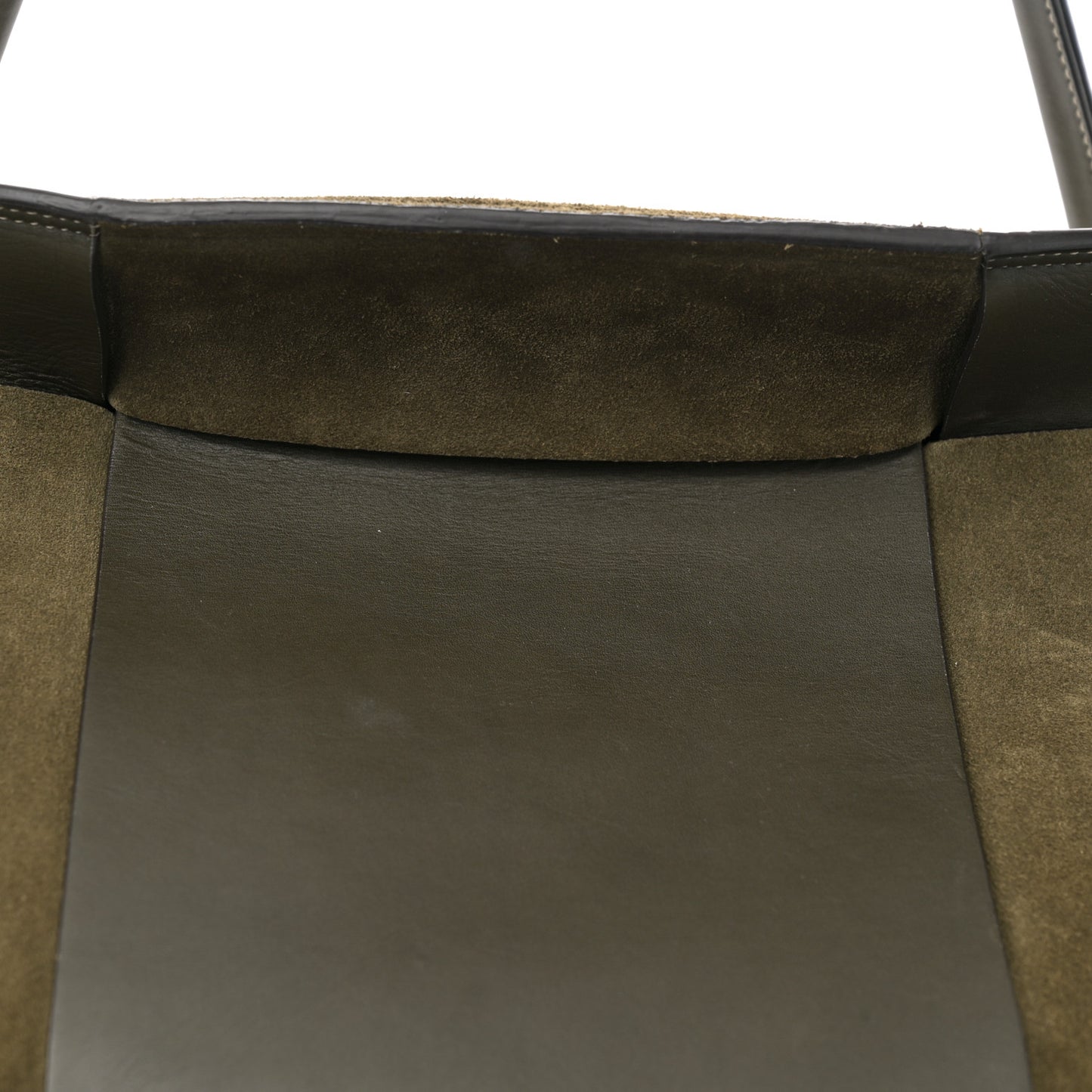 Calfskin Suede Maxi Intrecciato Arco 75 Olive Oil