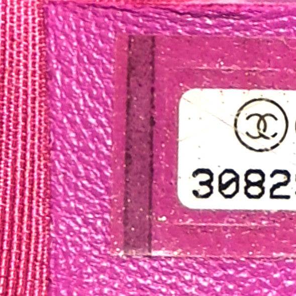 Lambskin Quilted Medium Chanel 19 Flap Purple