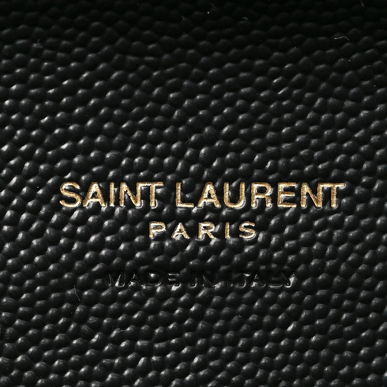 Saint Laurent Grain De Poudre Matelasse Chevron Monogram Envelope Clutch Black 5 of 7