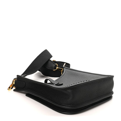 Hermes Taurillon Clemence Evelyne 23 Poche III Black 4 of 10