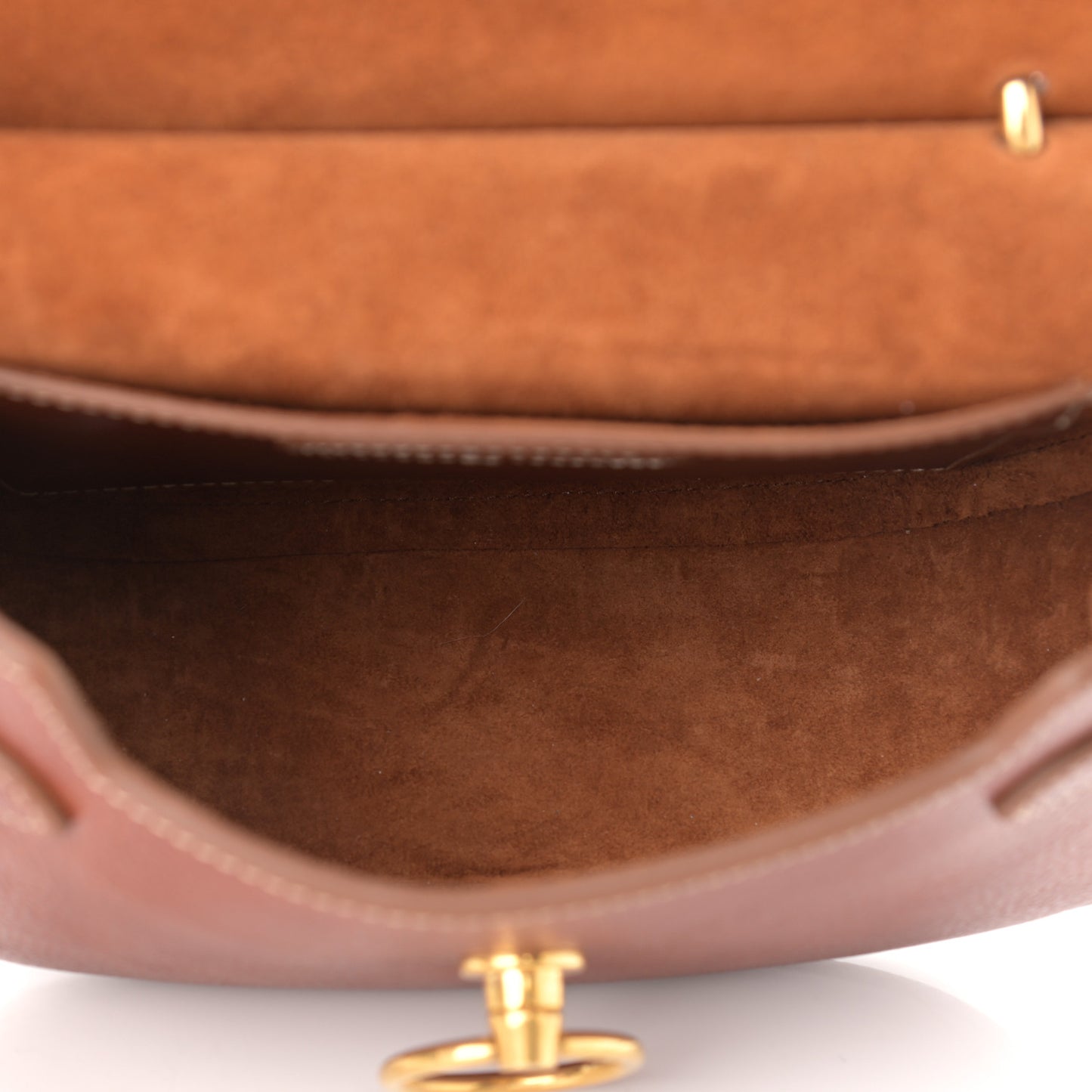 Small Classic Grain Calfskin Amberley Satchel Oak