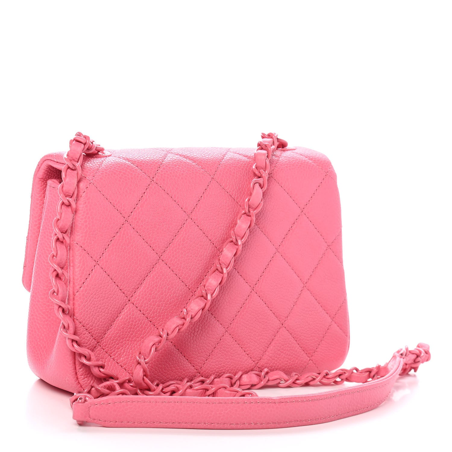 Chanel Caviar Quilted Mini Incognito Square Flap Pink 2 of 8