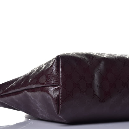 Gucci Imprime Monogram Medium Zippered Tote Bordeaux 8 of 10