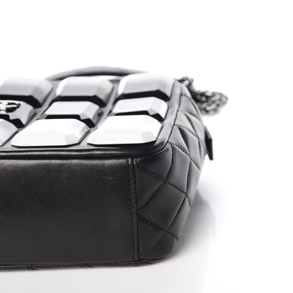 Chanel Lambskin Plexiglass Evening Art Camera Case Black 9 of 9