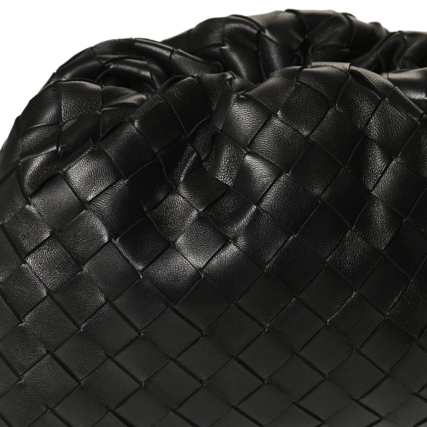 Nappa Intrecciato Teen Pouch Black