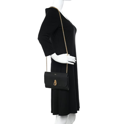 Mulberry Small Classic Grain Amberley Convertible Clutch Black 2 of 11