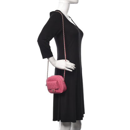 Chanel Caviar Quilted CC Day Camera Case Pink 1 of 10