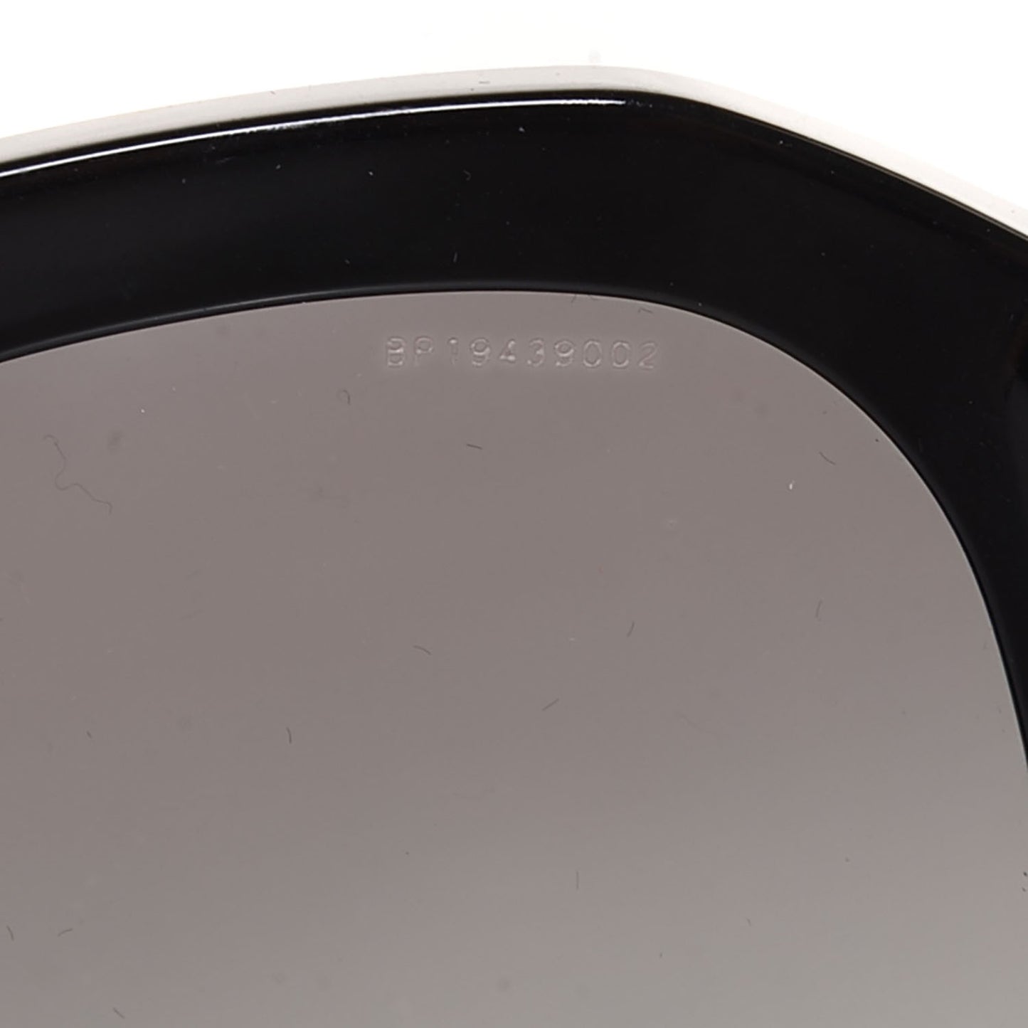 Acetate Metal Cinema Sunglasses SPR 12Q Black