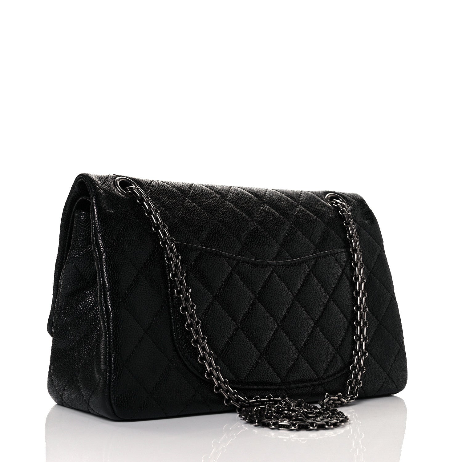 Chanel Caviar Quilted 2.55 Reissue 226 Flap Black 3 of 13