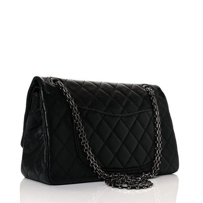 Chanel Caviar Quilted 2.55 Reissue 226 Flap Black 3 of 13