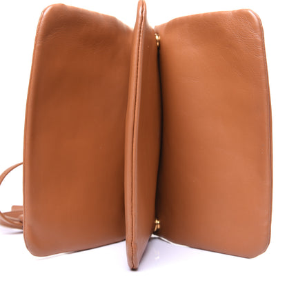 Celine Lambskin Small Trio Crossbody Bag Tan 9 of 15