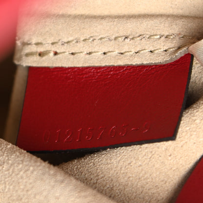 Chloe Grained Calfskin Darryl Clutch Red 8 of 8