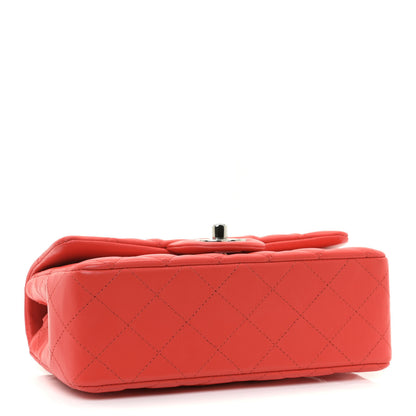 Chanel Lambskin Quilted Mini Rectangular Flap Red 4 of 11