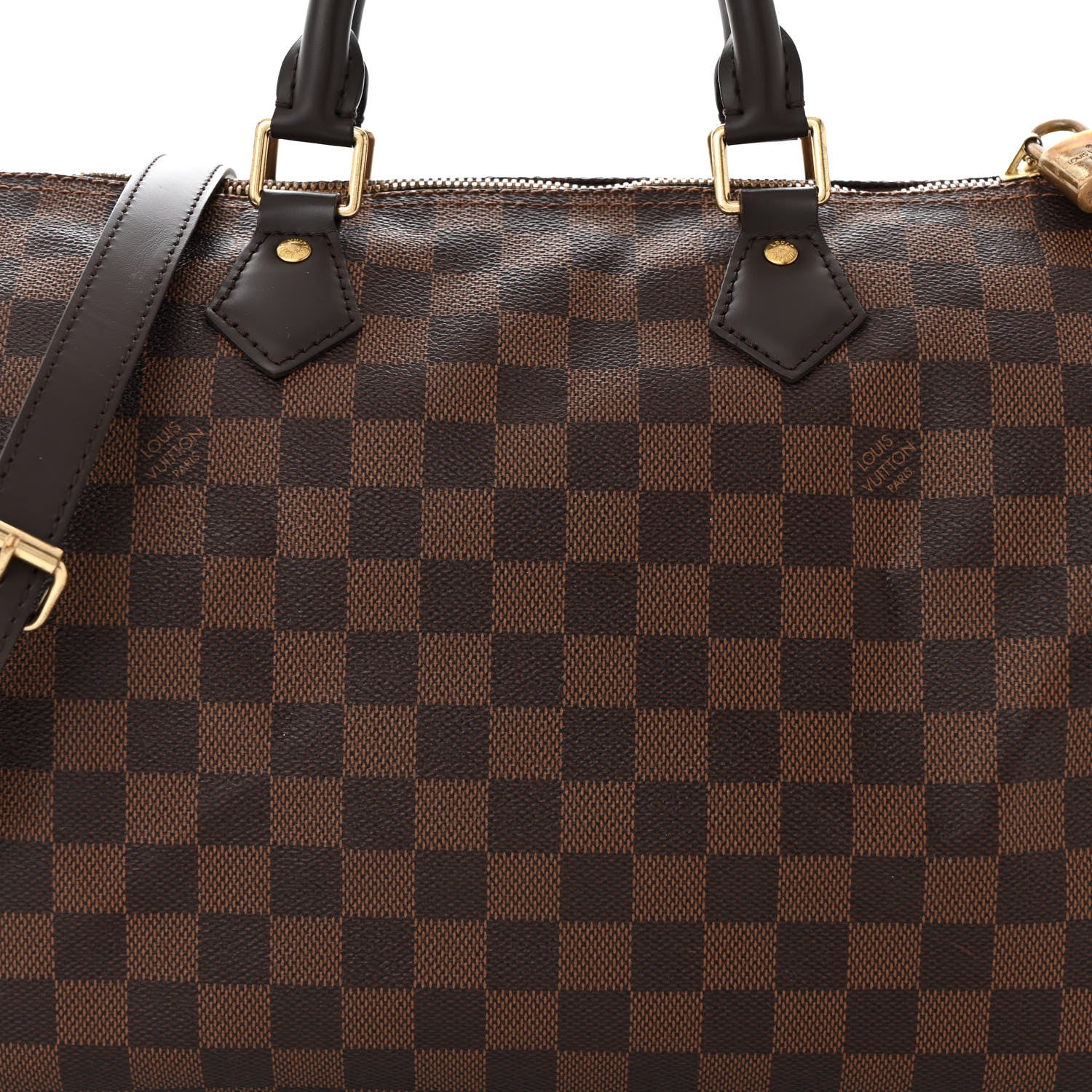 Louis Vuitton Damier Ebene Speedy Bandouliere 30 8 of 15