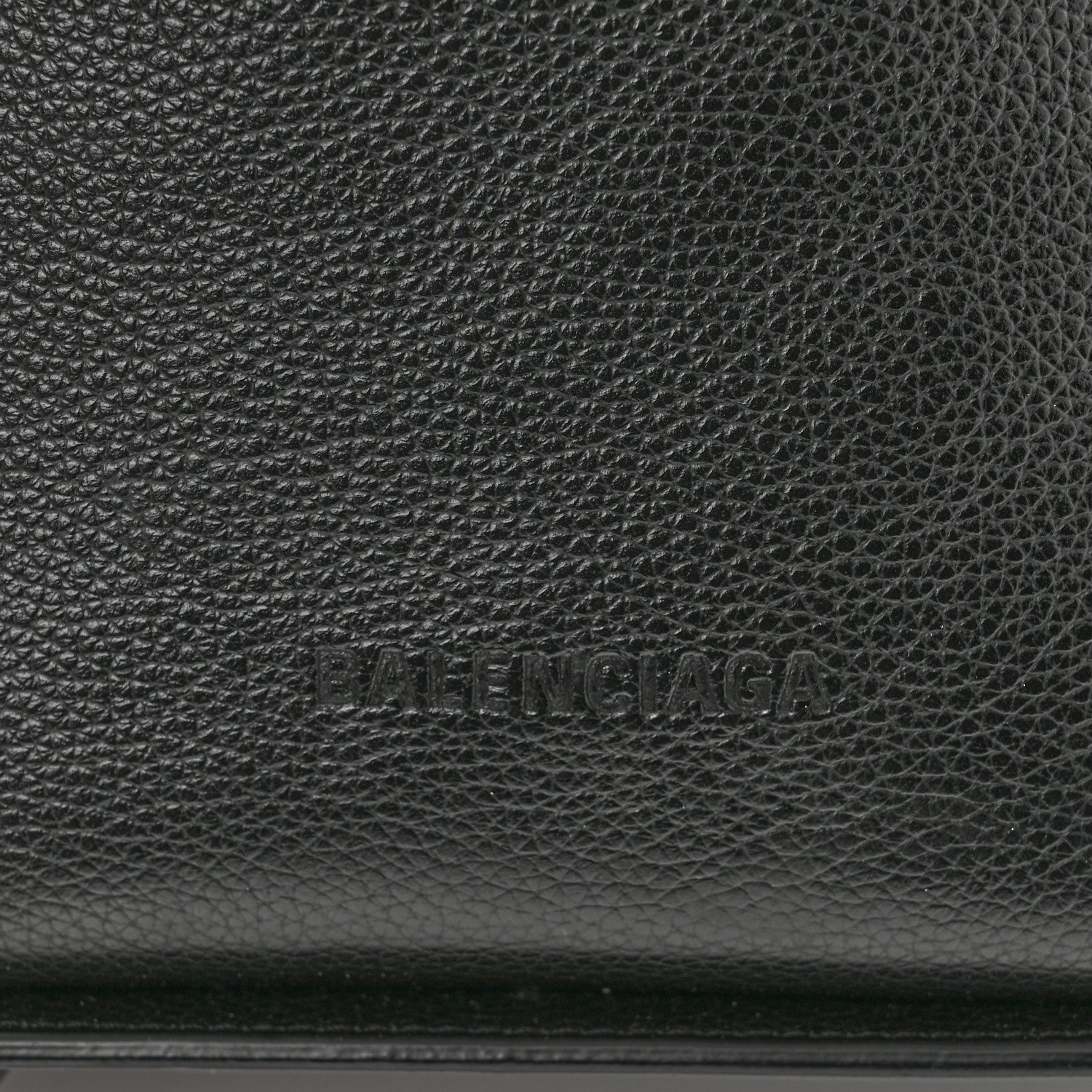 Balenciaga Calfskin Logo Embossed Small Tool 2.0 North-South Tote Black 6 of 11