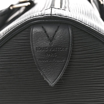 Louis Vuitton Epi Speedy 30 Black 6 of 15