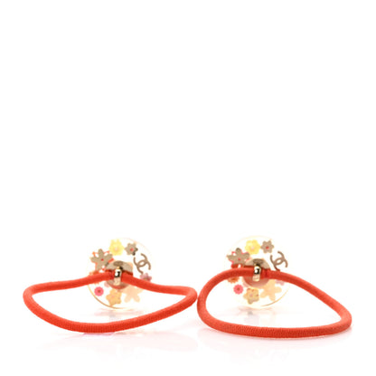 Chanel Crystal CC Hair Tie Set 2 of 4