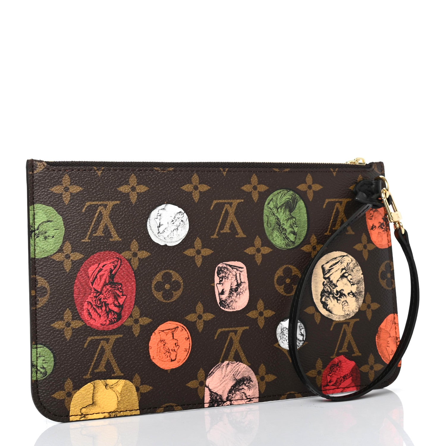 Louis Vuitton X FORNASETTI Monogram Cameo Neverfull MM GM Pochette 2 of 4