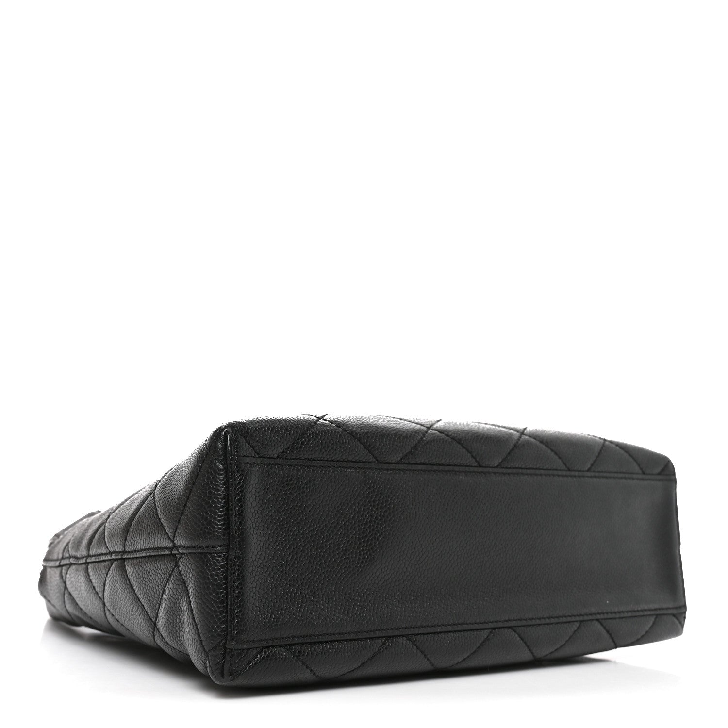 Chanel Caviar Diamond Flap Shoulder Bag Black 4 of 10