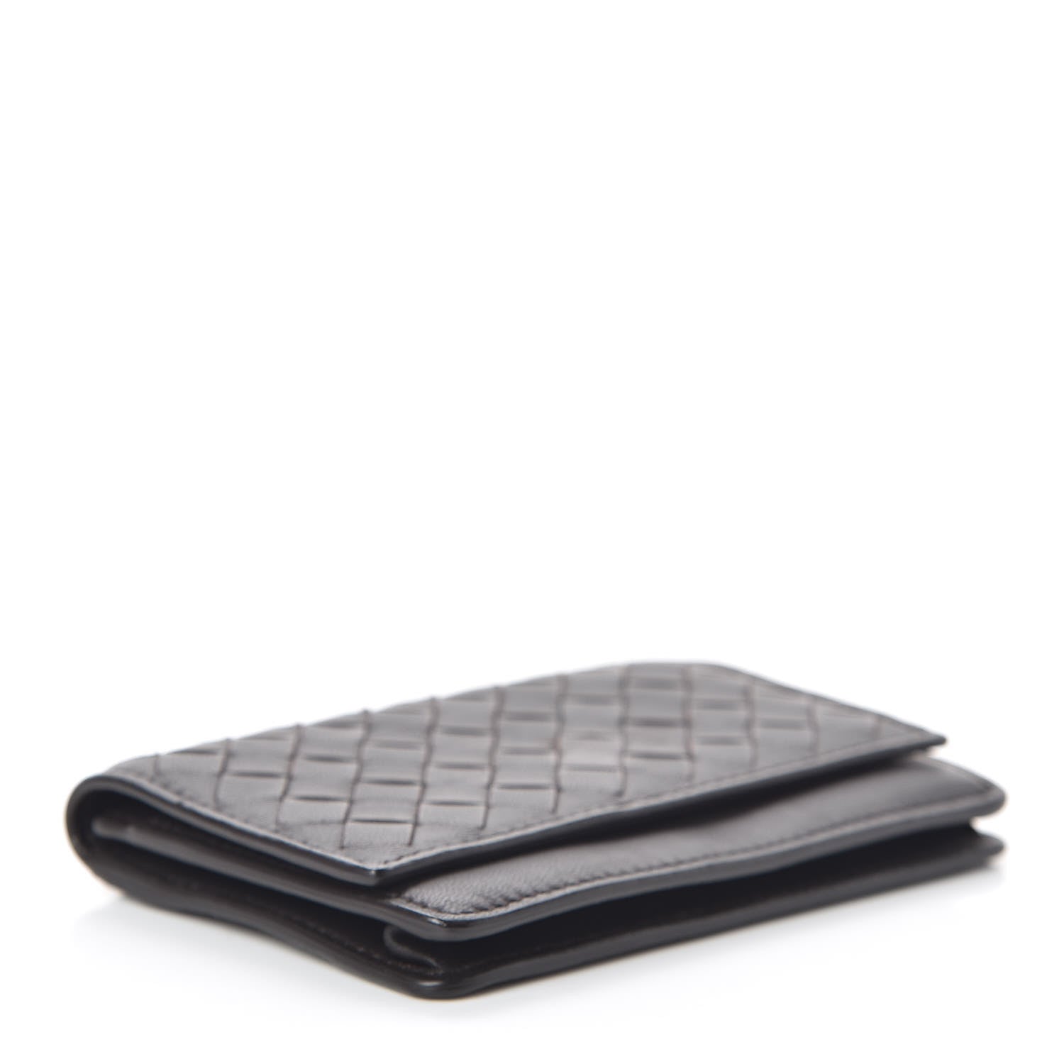 Bottega Veneta Nappa Intrecciato Card Holder Ebano 4 of 7