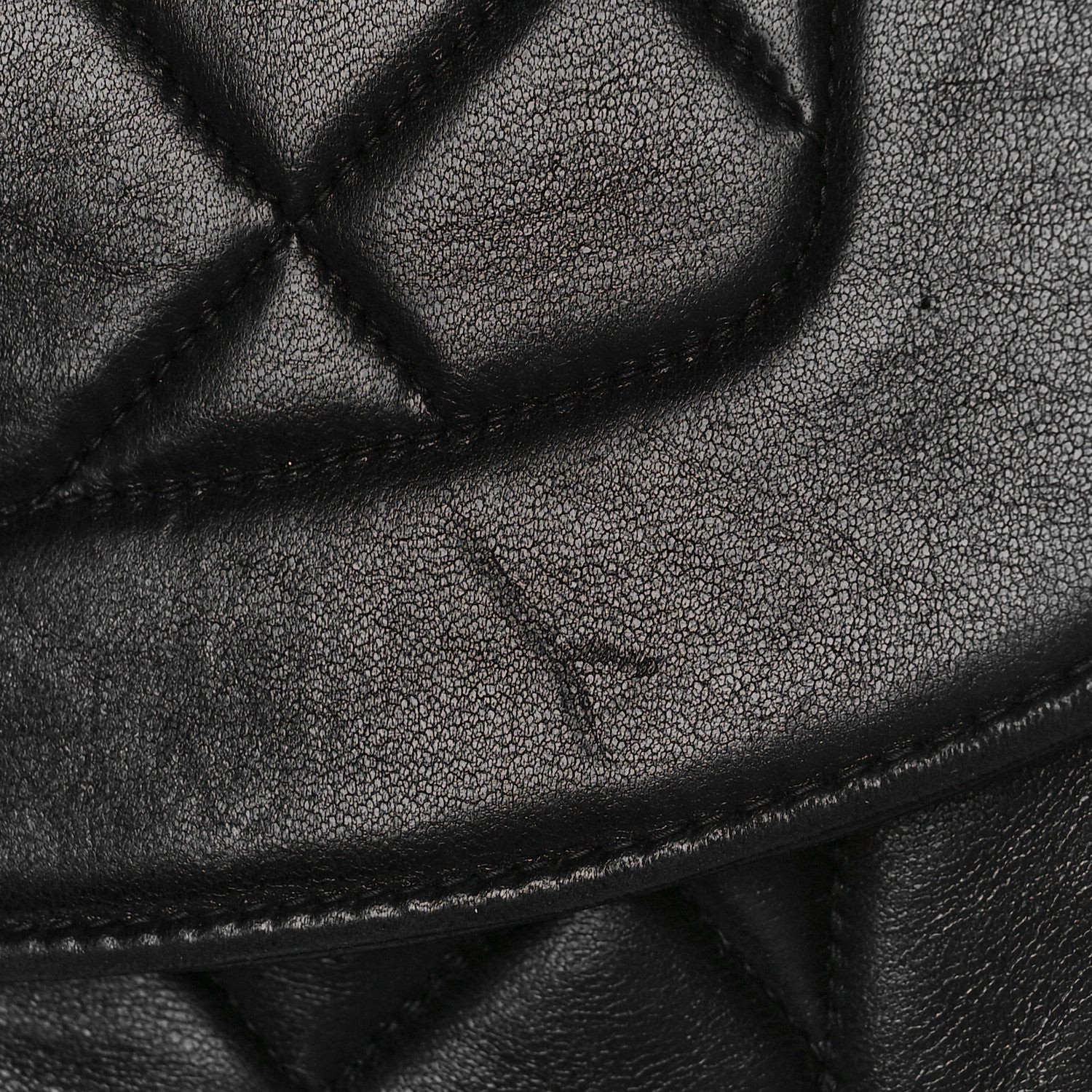 Chanel Lambskin Quilted Medium Single Flap Black 13 of 16