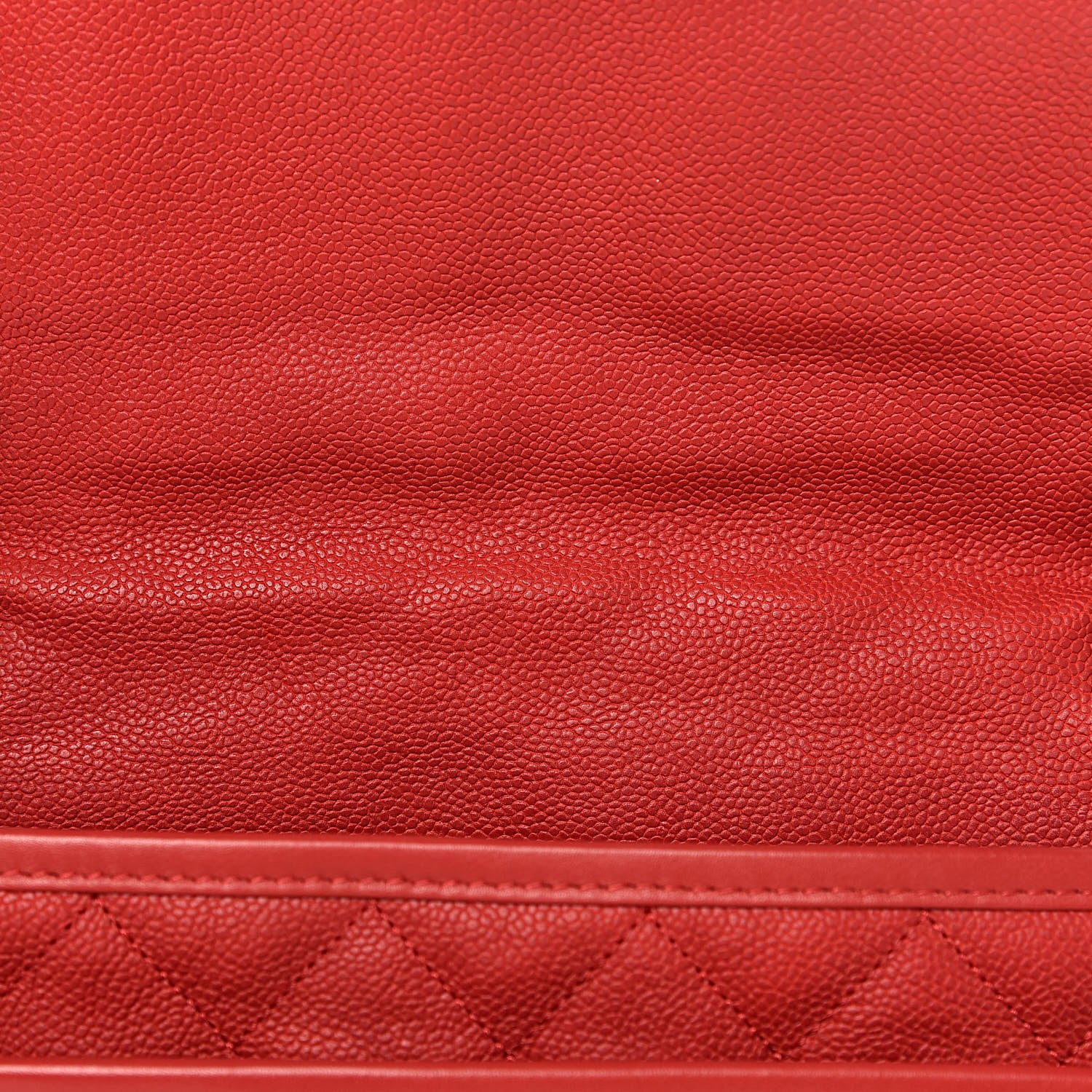 Chanel Caviar Quilted Medium French Riviera Flap Red 8 of 11