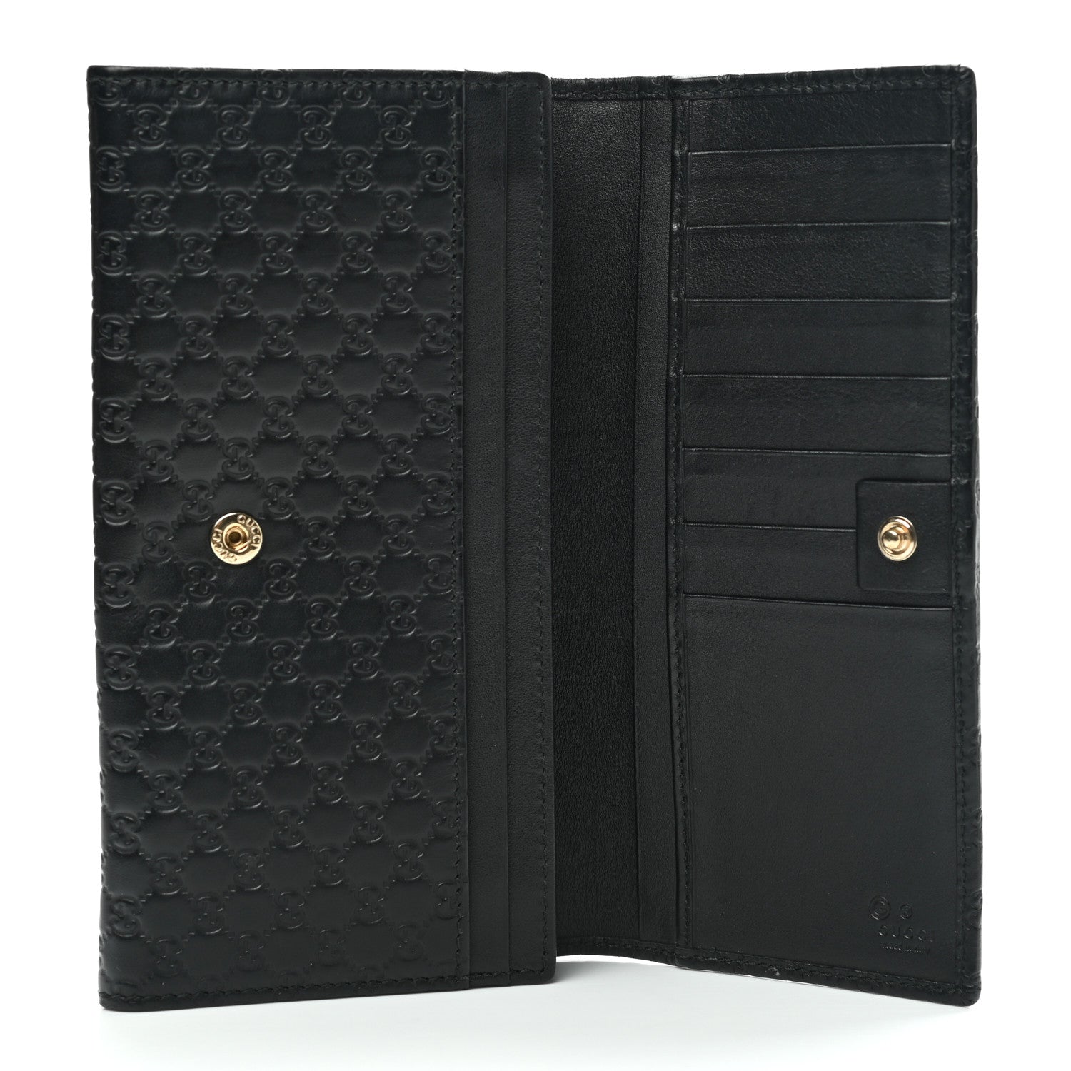Gucci Soft Microguccissima Continental Wallet Black 5 of 8